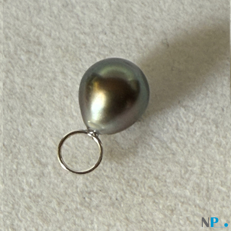 Pendentif en Argent avec perle goutte de Tahiti Pendentif en Argent avec perle goutte de Tahiti