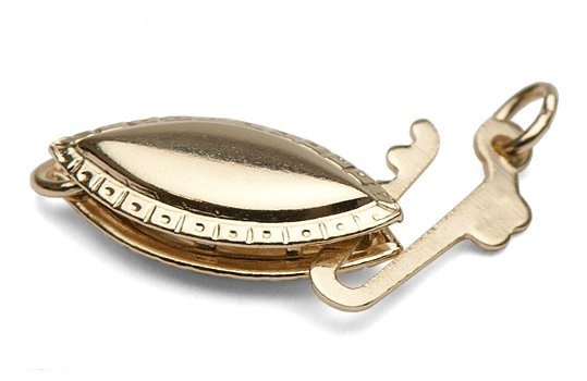 Fermaglio in oro 14 carati