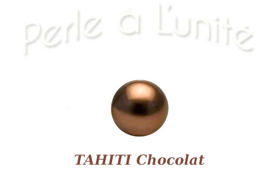 Perle de culture de Tahiti couleur Chocolat