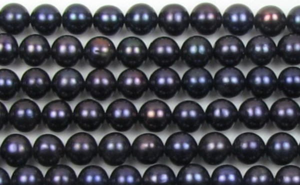 perles noires d'eau douce perles noires d'eau douce