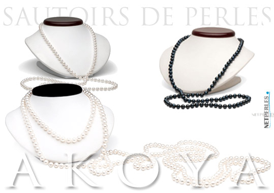 Sautoirs de perles akloya