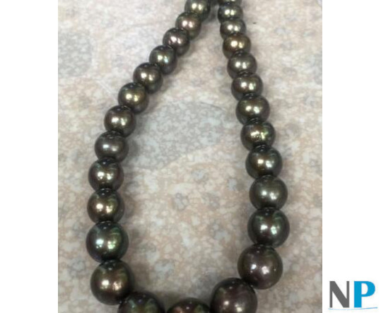 Collana di perle nere di Tahiti