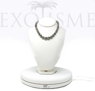 Perles de culture de Tahiti Baroques - Collier de perles - prix extraordinaire - bijoux de perles