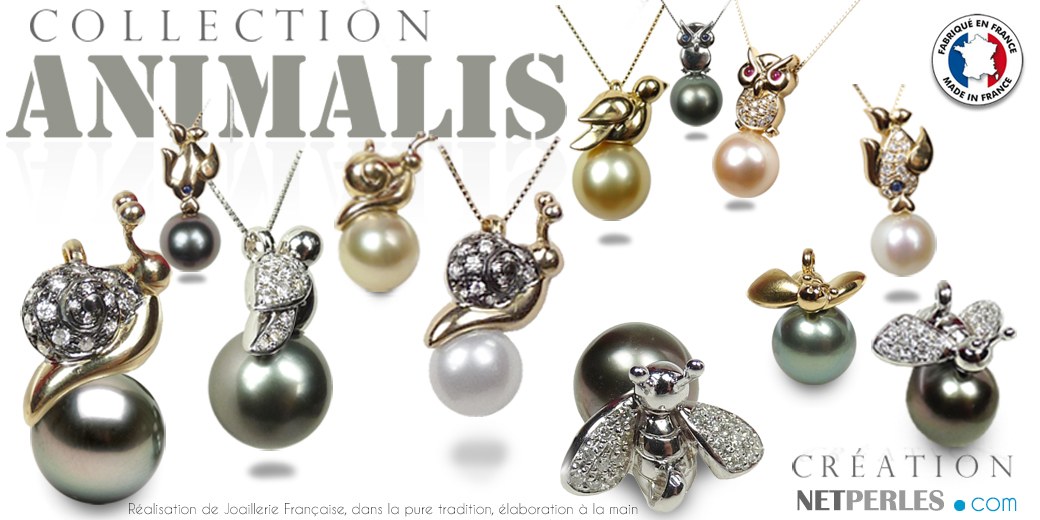 Collection Or Animaux et perles