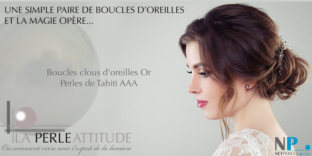 BOUCLES OR ET PERLES DE TAHITI