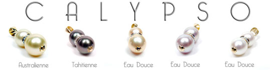 Collection des pendentifs calypso de netperles