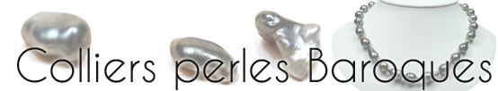 Colliers de perles baroques