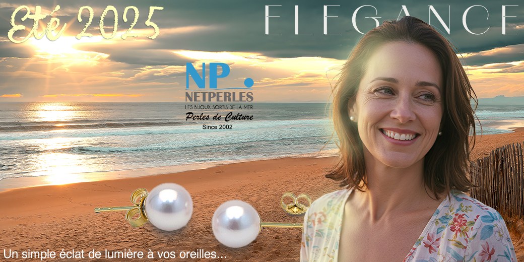 La légèreté en Elégance par les Perles montées en boucles d'oreilles