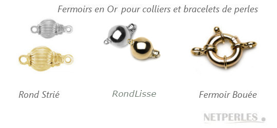 Choix des fermoirs pour votre bracelet de perles