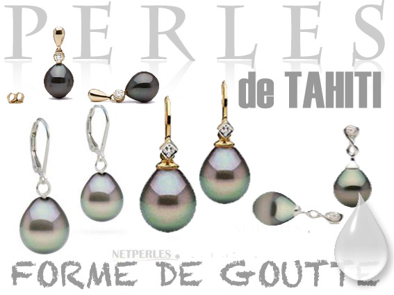 Perle goutte de tahiti