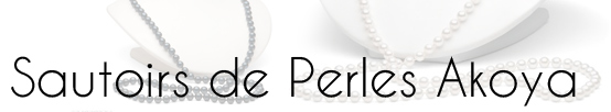 Sautoirs de perles Akoya - long colliers de perles de culture du japon