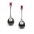 Boucles d'oreilles Or 18k Rubis et Perles de Tahiti 10-11 mm Goutte AA+