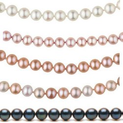 Rang 40 cm non monté de perles de culture d'eau douce 9 à 10 mm