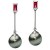 Boucles d'Oreilles Or 18k Perles de Tahiti 9-10 mm et rubis