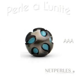 Perle de Tahiti avec nucleon Turquoise 9-10 mm AAA