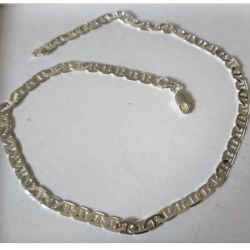 Chaine 45 cm en argent 925 rhodié 14,4 grammes