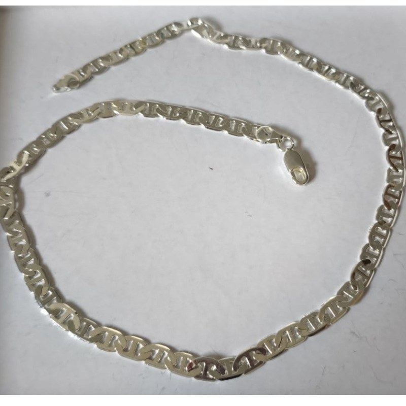 Chaine 45 cm en argent 925 rhodié 14,4 grammes