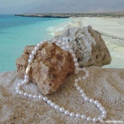 Collier de perles Akoya 6,5 à 7 mm, longueur 45 cm