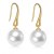 Boucles d'Oreilles Or 9k Perles d' Eau Douce AAA