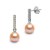 Boucles d'Oreilles Argent 925 Zirconiums Perles d'Eau Douce DOUCEHADAMA