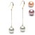 Boucles d'Oreilles Or 18k Perles d' Eau Douce DOUCEHADAMA