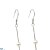 Boucles d'Oreilles Argent 925 Perles de Culture d'Eau Douce 5-6 mm AAA