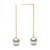 Boucles d'Oreilles en Or 18k avec perles d'eau douce DOUCEHADAMA