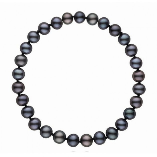 Bracelet Vintage En Perles De Culture Authentiques - Occasion Avec Traces D'Usure