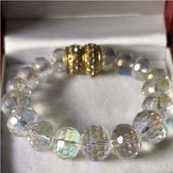 Bracelet en Cristal 18 cm ancien Swarowski