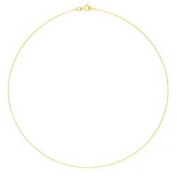 Cable Or 18 carats Ø : 0,55 mm 42 cm 1,45 gr