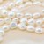 Long collier 90 cm perles d'eau douce Blanches ou Pêches Baroques de 11 mm