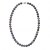 Collier 45 cm de perles de culture d'eau douce noires 8,5 à 9,5 mm AAA multireflets