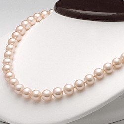 Collier 45 cm de perles de culture d'Eau Douce de 6 à 7 mm Pêche