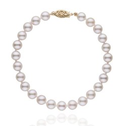 Bracelet de perles Akoya 7,5 à 8 mm AA+ ou AAA