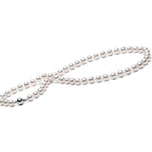 Collier de perles d'Akoya HANADAMA 6,5-7 mm de 40 cm