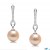 Boucles d'Oreilles Argent Perles Eau Douce AAA