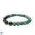 Bracelet de perles de Tahiti - Pierres semi-precieuses - Turquoise du Perou - Bijou 18k