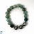Bracelet de perles de Tahiti, 11-12 mm, Veritable Turquoise du Perou, pierres semi-précieuses