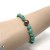 Bracelet de perle de Tahiti baroque et Pierres de Jaspe Sédiments de la Mer verte