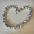 Collier 45 cm de perles Exotiques Blanches Fireball d'Eau Douce