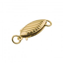 Fermoir de sécurité pour rang de perles, Or 9 carats