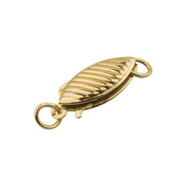 Fermoir de sécurité pour rang de perles, Or 9 carats