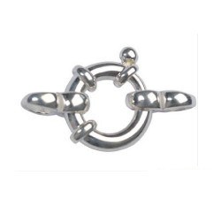 Fermoir Bouée Argent 925 Ø:14 mm pour collier ou bracelet de perles