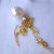 Pendentif et chaine Plaqué Or Jaune avec perle d'Eau Douce 13,5 mm Blanche EDISON