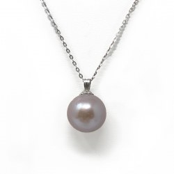 Pendentif Perle Edison 11-12 mm AA+ sur Argent 925