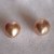 Paire de perles Edison de 11 mm lavande rosé en forme de goutte (drop)
