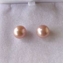 Paire de Perles Edison d'eau douce 11,5 mm non percée AAA