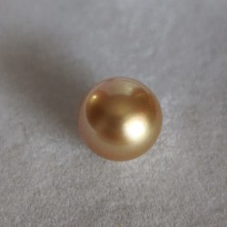 Perle de culture des Philippines Dorée 12,1 mm AAA