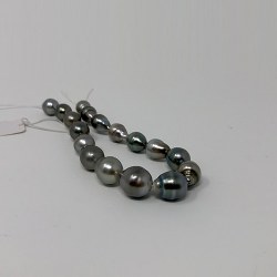 Bracelet de perles de culture baroques de Tahiti de 9 à 11 mm
