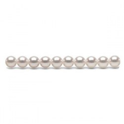 Rang 40 cm non monté de perles de culture Akoya du Japon de 6,0 à 6,5 mm AAA